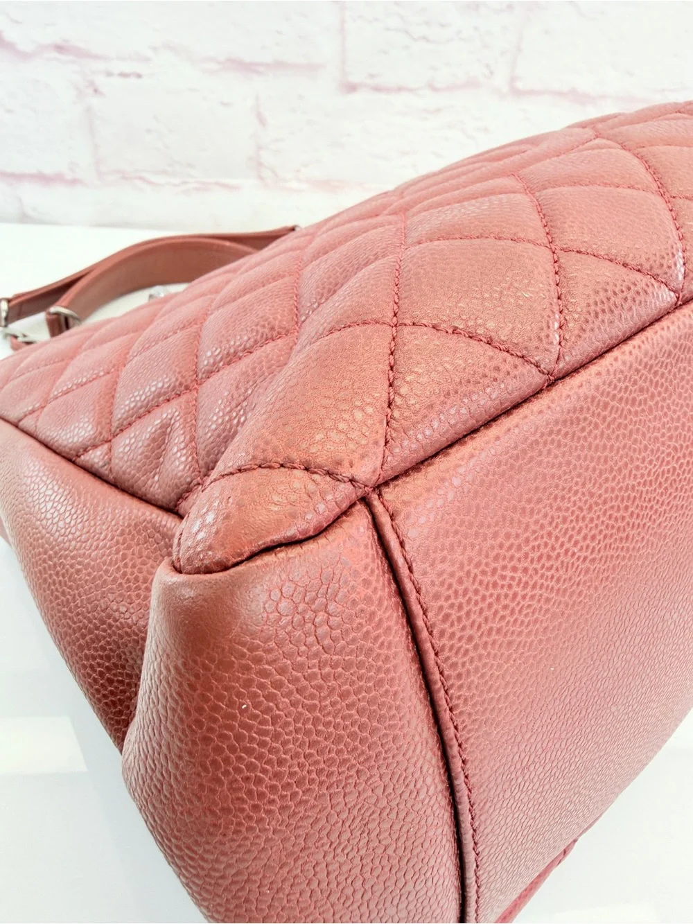 Chanel Grand Shopping Tote Quilted Caviar